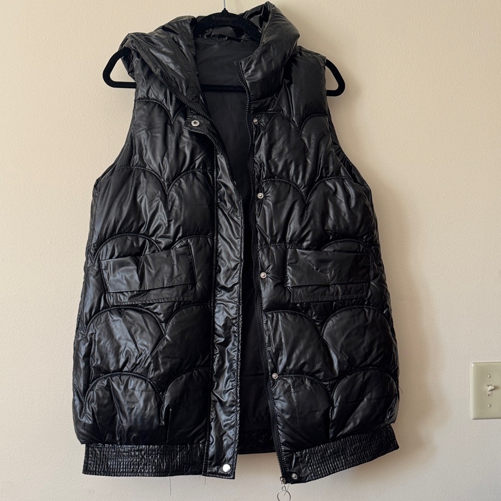 Black Puffer Vest